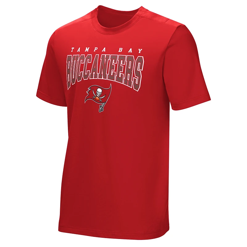 T-shirt adaptatif rouge de l'équipe locale des Buccaneers Tampa Bay pour hommes