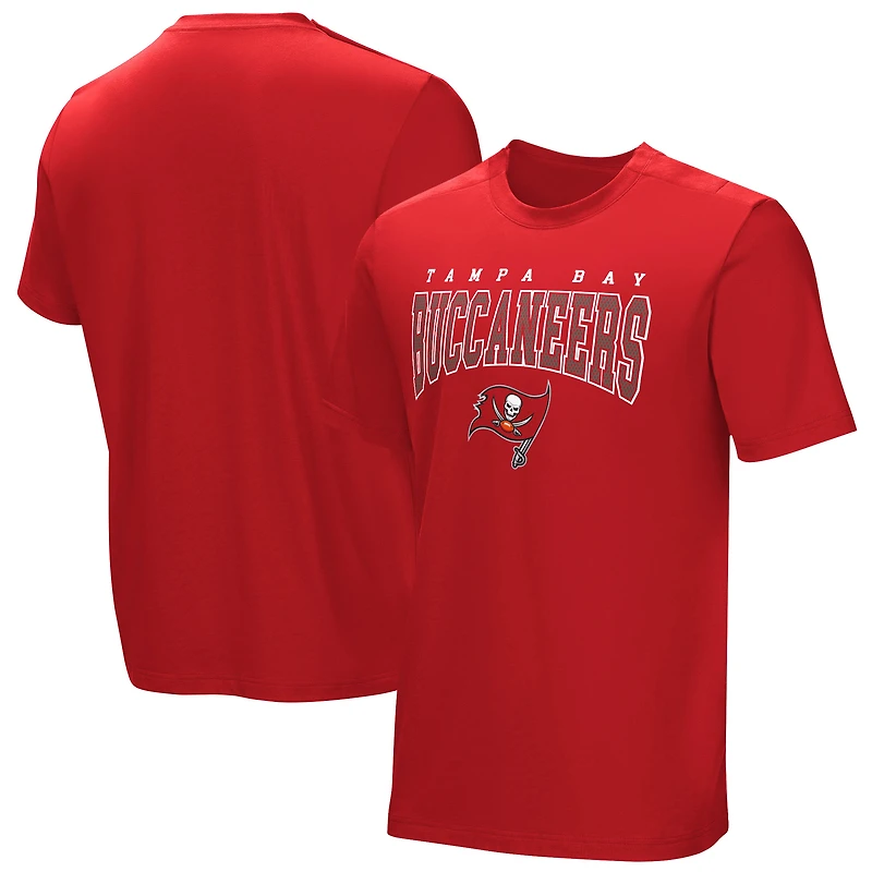 T-shirt adaptatif rouge de l'équipe locale des Buccaneers Tampa Bay pour hommes