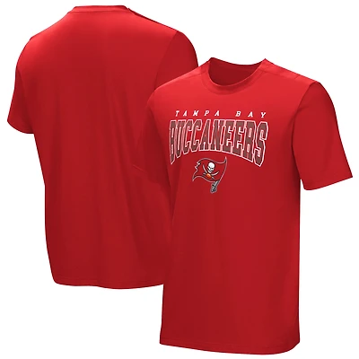 T-shirt adaptatif rouge de l'équipe locale des Buccaneers Tampa Bay pour hommes