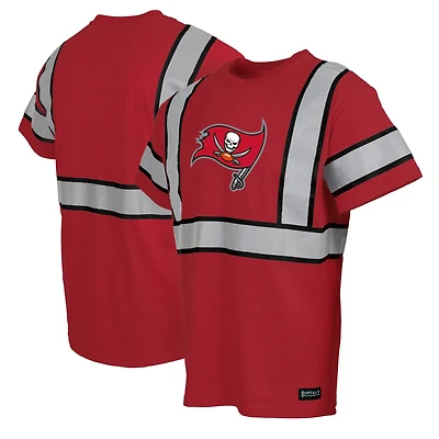 Men's Red Tampa Bay Buccaneers Safety Heavyweight T-Shirt