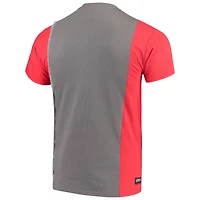 Refried Vêtements pour hommes Étain / Red Buccaneers de Tampa Bay durable Split T-shirt