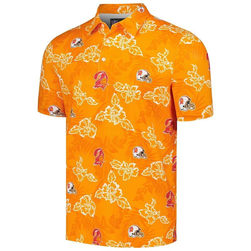 Polo Reyn Spooner orange Tampa Bay Buccaneers Throwback Pua Performance pour hommes