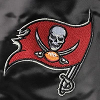 Veste à boutons-pression intégrale en satin des Buccaneers de Tampa Bay Starter pour homme