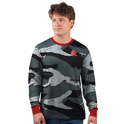 T-shirt à manches longues gris/anthracite pour homme avec logo vintage Tampa Bay Buccaneers Thursday Night Gridiron