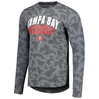 T-shirt à manches longues Starter Heather Charcoal Tampa Bay Buccaneers pour hommes