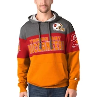 Men's Starter Orange Tampa Bay Buccaneers Extreme Fireballer Throwback - Pullover Hoodie