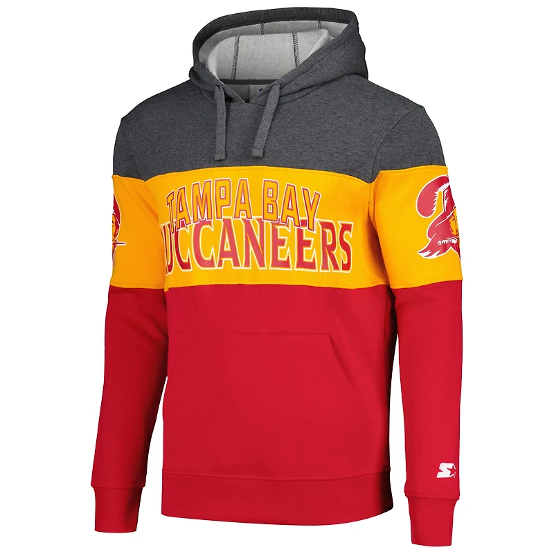Men's Starter  Red/Orange Tampa Bay Buccaneers Extreme Pullover Hoodie