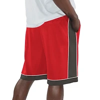 Men's Starter Red/Pewter Tampa Bay Buccaneers Fan Favorite Fashion Shorts