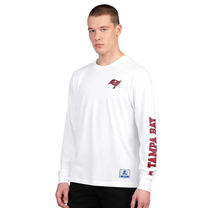 Men's Starter Red/White Tampa Bay Buccaneers Short Sleeve & Long T-Shirt Combo Pack