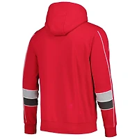 Men's Starter Red Tampa Bay Buccaneers Captain Pullover Hoodie