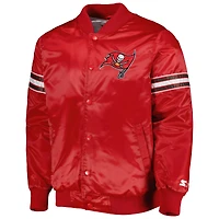 Starter Red Tampa Bay Buccaneers The Pick and Roll Full-Snap Jacket