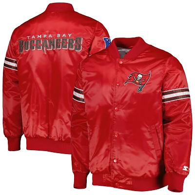 Starter Red Tampa Bay Buccaneers The Pick and Roll Full-Snap Jacket