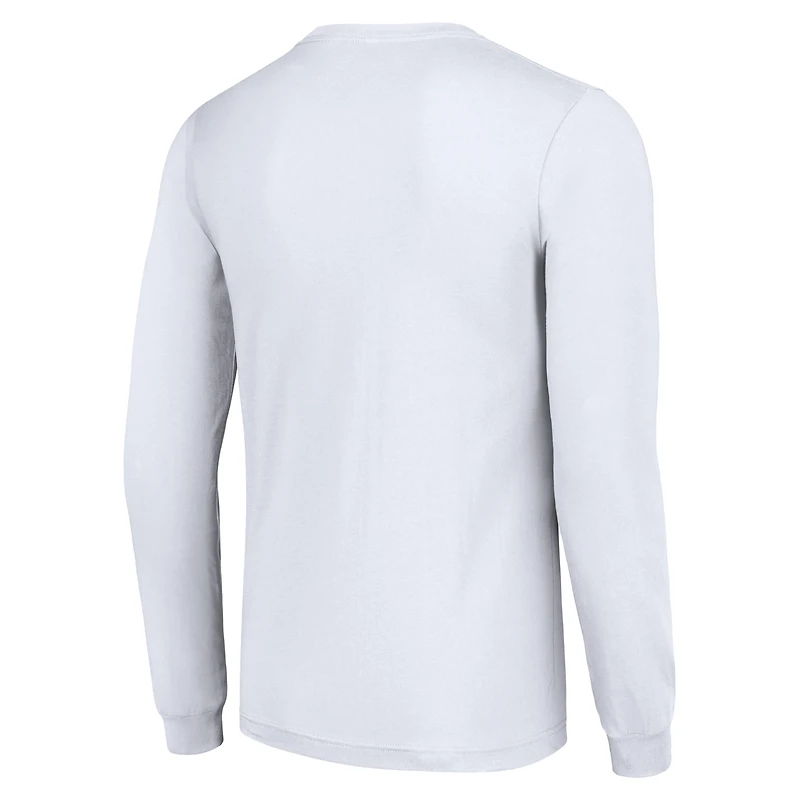 T-shirt blanc à manches longues Arch City des Buccaneers de Tampa Bay pour homme