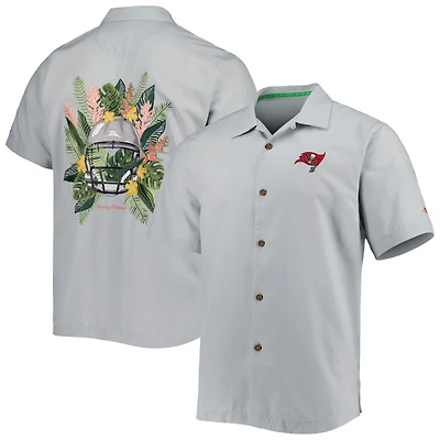 Chemise boutonnée pour homme Tommy Bahama Tampa Bay Buccaneers Coconut Point Frondly Fan Camp IslandZone