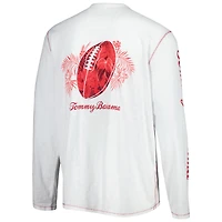 T-shirt à manches longues Tommy Bahama Tampa Bay Buccaneers Laces Out Billboard pour homme, blanc