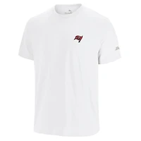 T-shirt à imprimé Torchdown blanc de Tommy Bahama pour homme des Buccaneers Tampa Bay