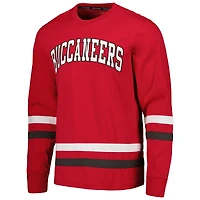 T-shirt à manches longues Tommy Hilfiger rouge/étain pour hommes Tampa Bay Buccaneers Nolan