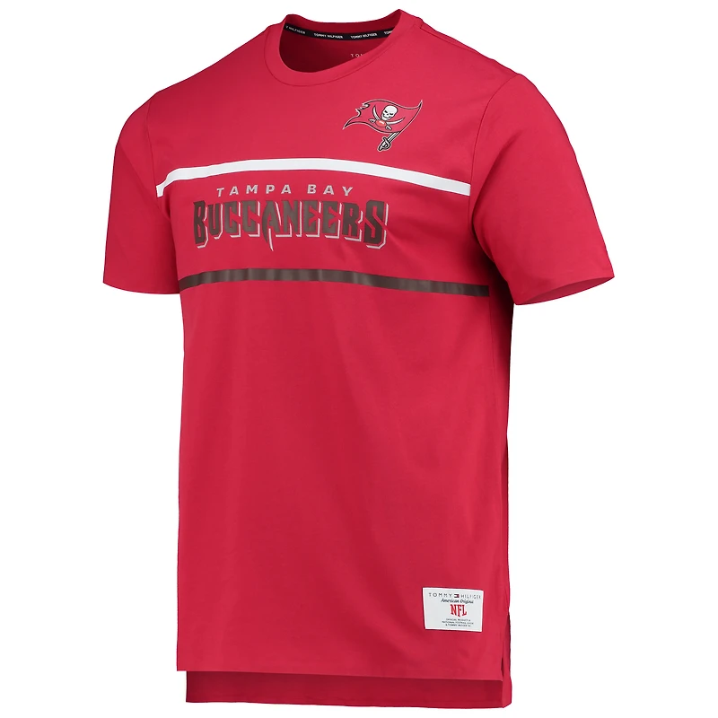 T-shirt Tommy Hilfiger Tampa Bay Buccaneers The Travis rouge pour homme