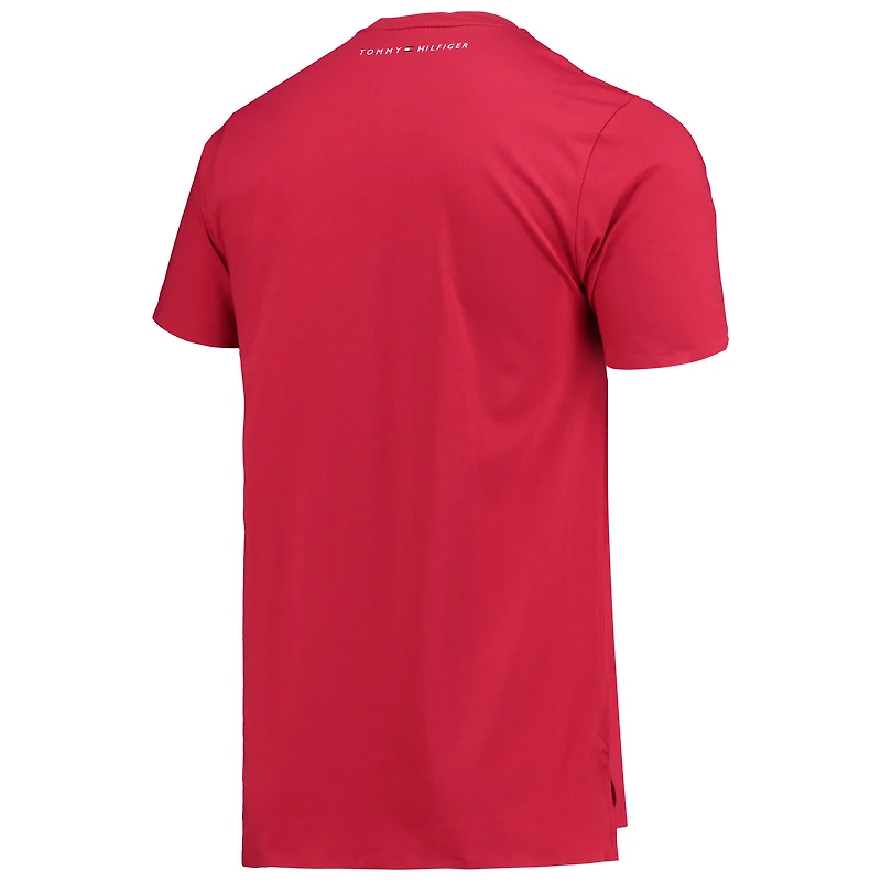 T-shirt Tommy Hilfiger Tampa Bay Buccaneers The Travis rouge pour homme
