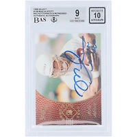 Carte de recrue autographiée de Mike Alstott (Buccaneers de Tampa Bay), Pinnacle Select 1996 n° 158, authentifiée par Beckett Fanatics Witnessed (9/10).