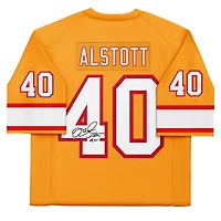 Maillot réplique autographié orange Mitchell & Ness Gridiron Classics des Buccaneers de Tampa Bay par Mike Alstott