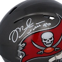 Mike Alstott Tampa Bay Buccaneers Autographed Riddell Speed Mini Helmet