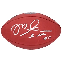 Ballon de football Wilson Duke dédicacé par Mike Alstott des Tampa Bay Buccaneers