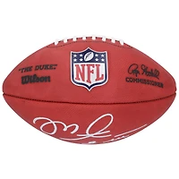 Ballon de football Wilson Duke dédicacé par Mike Alstott des Tampa Bay Buccaneers