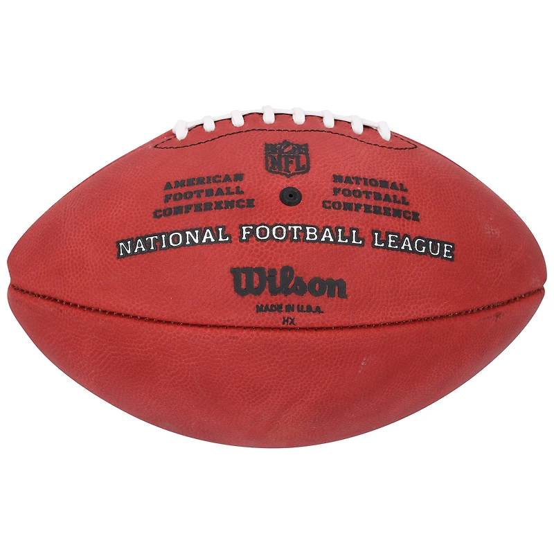 Ballon de football Wilson Duke dédicacé par Mike Alstott des Tampa Bay Buccaneers