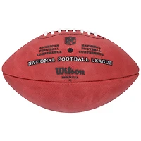Ballon de football Wilson Duke dédicacé par Mike Alstott des Tampa Bay Buccaneers avec l'inscription « SB XXXVII Champs ! »
