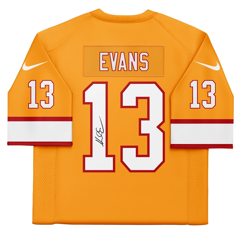 Mike Evans Tampa Bay Buccaneers Autographed Orange Throwback Nike Vapor F.U.S.E. Limited Jersey