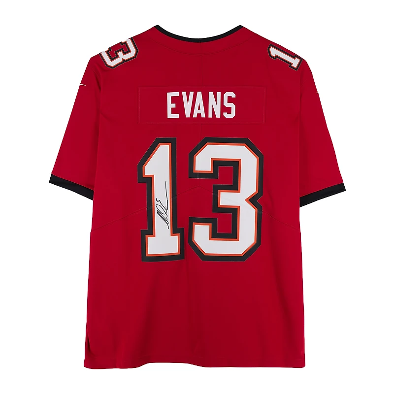 Mike Evans Tampa Bay Buccaneers Autographed Red Nike Vapor Fuse Limited Jersey