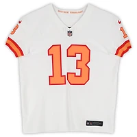 Mike Evans Tampa Bay Buccaneers Autographed White Throwback Nike Vapor F.U.S.E. Elite Jersey