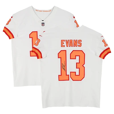 Mike Evans Tampa Bay Buccaneers Autographed White Throwback Nike Vapor F.U.S.E. Elite Jersey