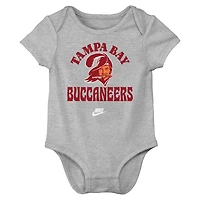 Newborn & Infant Nike  Tampa Bay Buccaneers Rewind Bodysuit Three-Pack