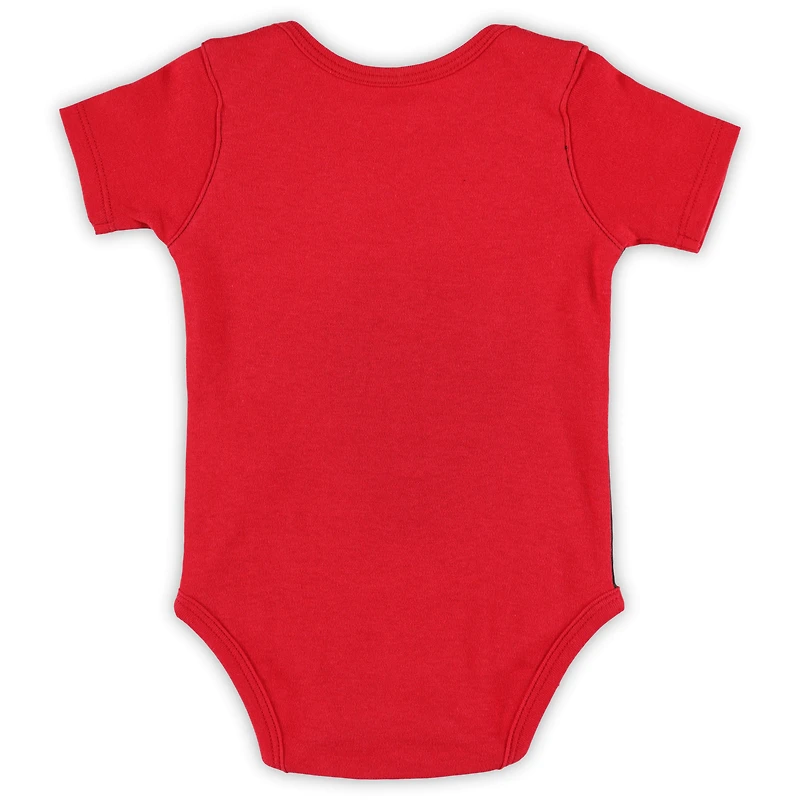 Newborn & Infant Tampa Bay Buccaneers Dynamic Duo Bodysuit, Bib Knit Hat Set