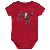 Ensemble 3 pièces pour nouveau-né Outerstuff Tampa Bay Buccaneers Little Tike