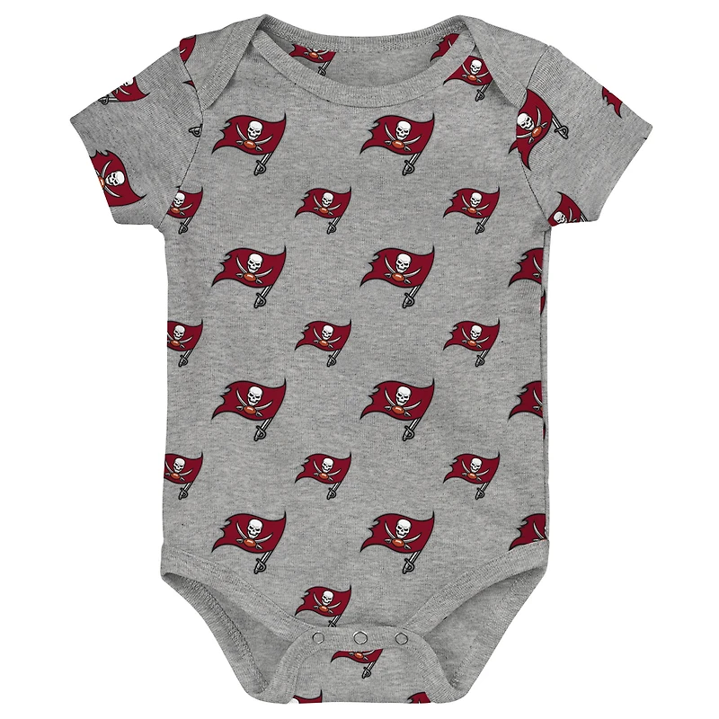Newborn Outerstuff Tampa Bay Buccaneers Little Tike 3-Piece Bodysuit Set