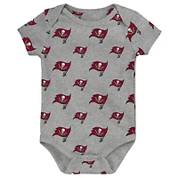 Newborn Outerstuff Tampa Bay Buccaneers Little Tike 3-Piece Bodysuit Set