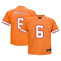 Maillot de match Nike Baker Mayfield orange Tampa Bay Buccaneers pour enfants d'âge préscolaire