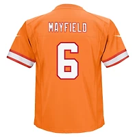Maillot de match Nike Baker Mayfield orange Tampa Bay Buccaneers pour enfants d'âge préscolaire