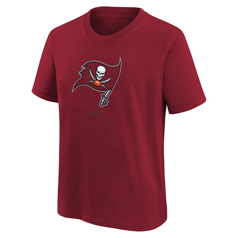 Preschool Nike Red Tampa Bay Buccaneers Team Wordmark T-Shirt