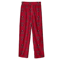 Pantalon de pyjama imprimé couleur l'équipe Tampa Bay Buccaneers rouge préscolaire