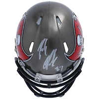 Casque Riddell Speed ​​Mini autographié par Rob Gronkowski des Tampa Bay Buccaneers
