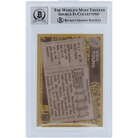 V106832 Bucs Steve Young Tampa Bay Buccaneers Autographié 1986 Topps #374 Beckett Fanatics Witnessed Authentifié 6.5/10 Rookie Card Steve Young AUT TPP TRADING CARDS 45666 AUTTRC CA01F06945 #28