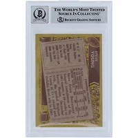 V106832 Bucs Steve Young Tampa Bay Buccaneers Autographié 1986 Topps #374 Beckett Fanatics Witnessed Authentifié 7/10 Rookie Card Steve Young AUT TPP TRADING CARDS 45666 AUTTRC CA01F06948 #31