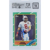 V106832 Bucs Steve Young Tampa Bay Buccaneers Autographié 1986 Topps #374 Beckett Fanatics Witnessed Authentifié 7.5/10 Rookie Card Steve Young AUT TPP TRADING CARDS 45666 AUTTRC CA01F06947 #30