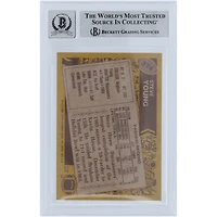 V106832 Bucs Steve Young Tampa Bay Buccaneers Autographié 1986 Topps #374 Beckett Fanatics Witnessed Authentifié 7.5/10 Rookie Card Steve Young AUT TPP TRADING CARDS 45666 AUTTRC CA01F06947 #30