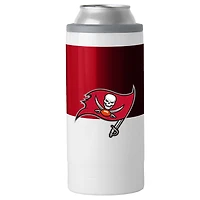 Boucaniers de Tampa Bay 12oz. Refroidisseur de canette mince Colorblock