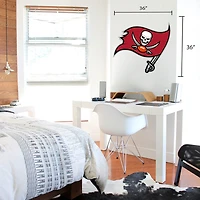 Tampa Bay Buccaneers - Sticker mural repositionnable 36'' x 36''